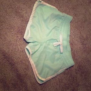Teal shorts